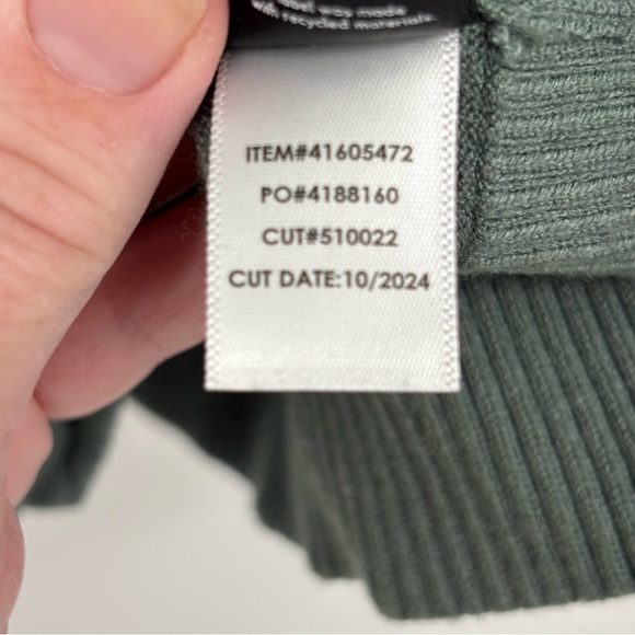 Torrid 5X 5 Green Button-Up Women's soft crew neck shrug cardigan plus office - Picture 8 of 12